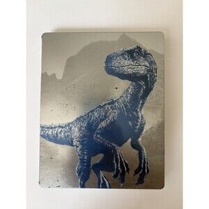 Jurassic World: Fallen Kingdom (DVD, 2018, SteelBook 4K Ultra HD Blu-ray/Blu-ray